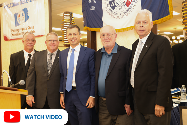 IP Bryant, Pete Buttigieg Fire Up Pennsylvania State Council of Machinists