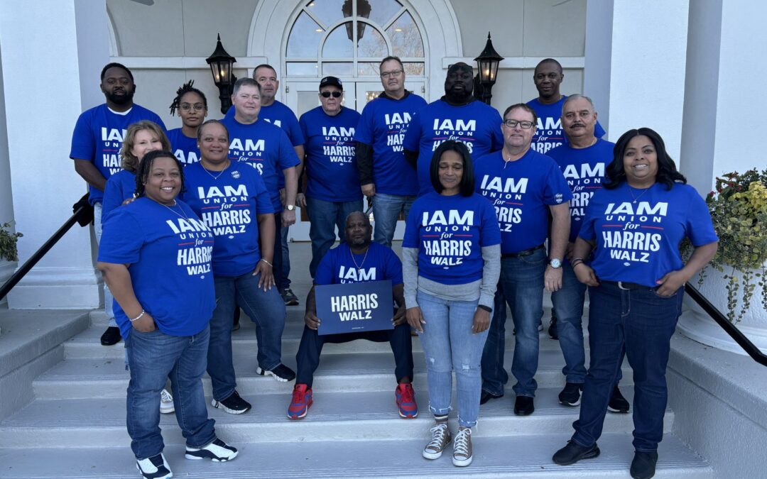 IAM Members Hitting the Streets in Atlanta for Harris-Walz 