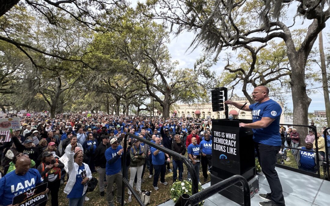 IAM Union International President Brian Bryant Rallies Working People at ‘No Kings’ Rally in Savannah