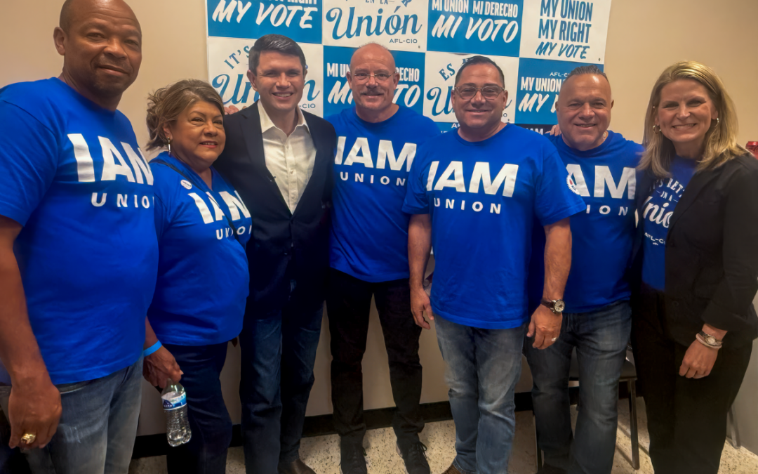 U.S. Senate Candidate James Talarico Joins IAM Union Members, IP Bryant, National and Texas Labor Leaders for Barnburner Rally